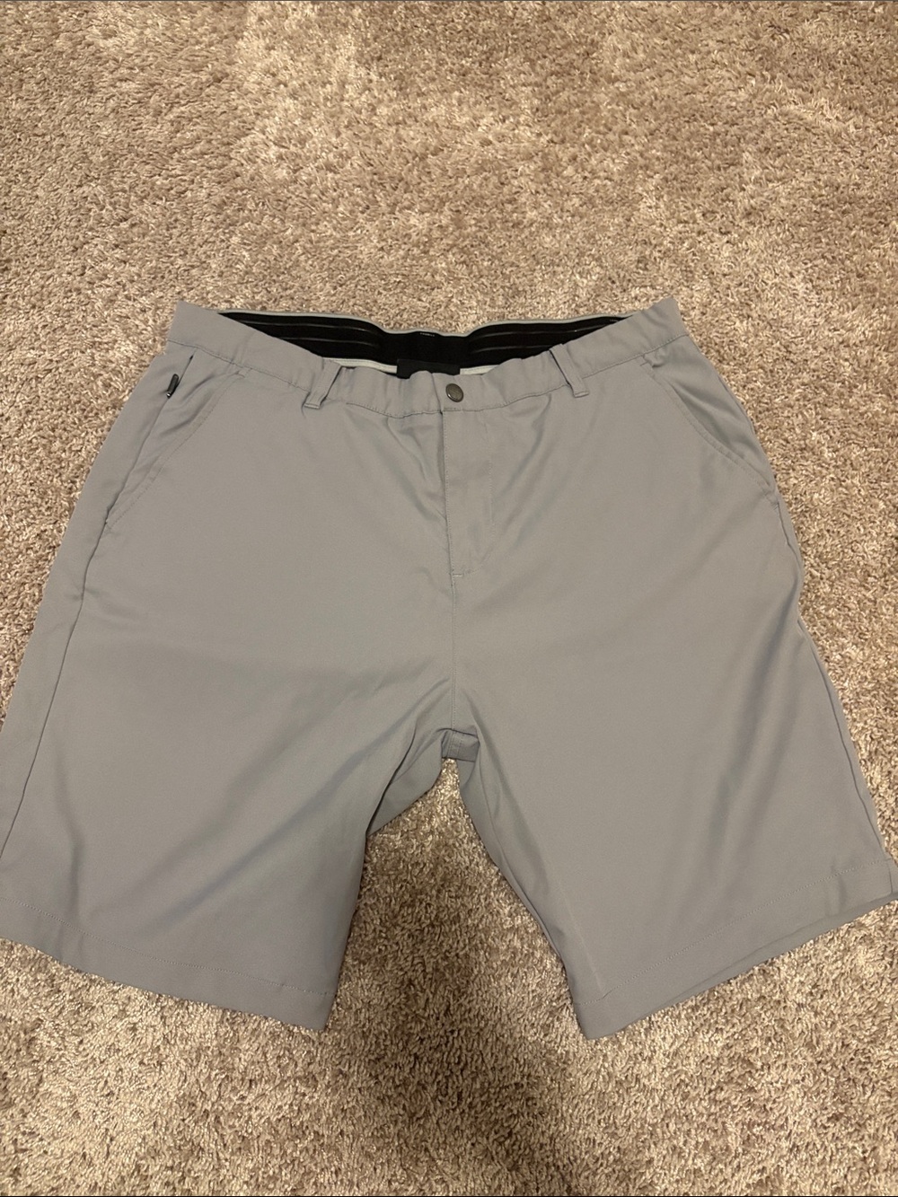 Kirklands Light Gray Men's Hybrid Shorts